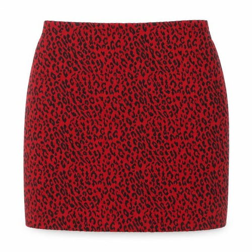 Marks and Spencer Women's Red Animal Print Pencil Skirt Size 14