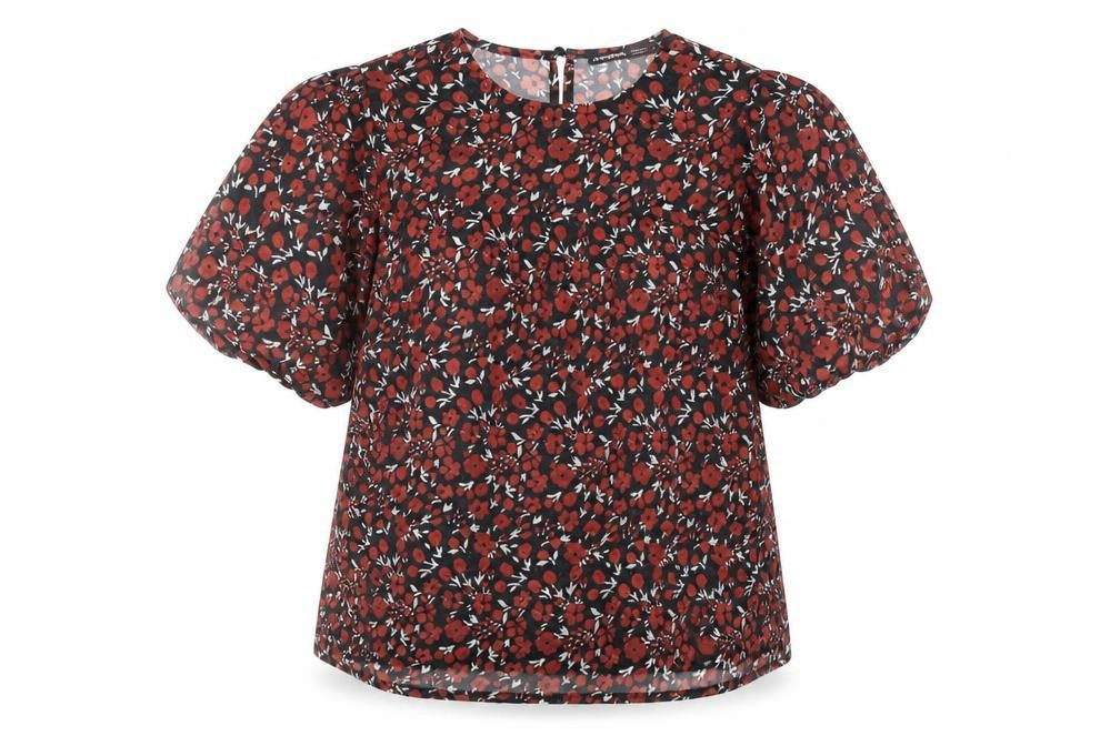 Front view of Threadbare Women's Floral Tunic Blouse, XS, Multicoloured