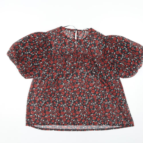 Threadbare Women's Floral Tunic Blouse, XS, Multicoloured