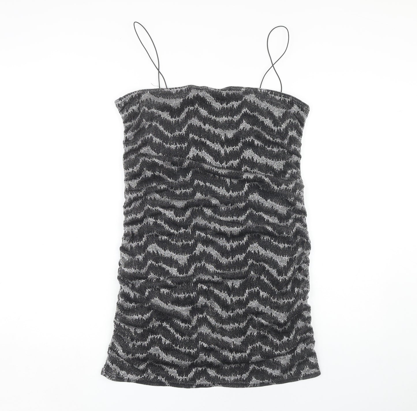 Topshop Women's Black Slip Dress Size 16