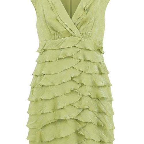 London Times Green Sheath Party Dress, Size 8