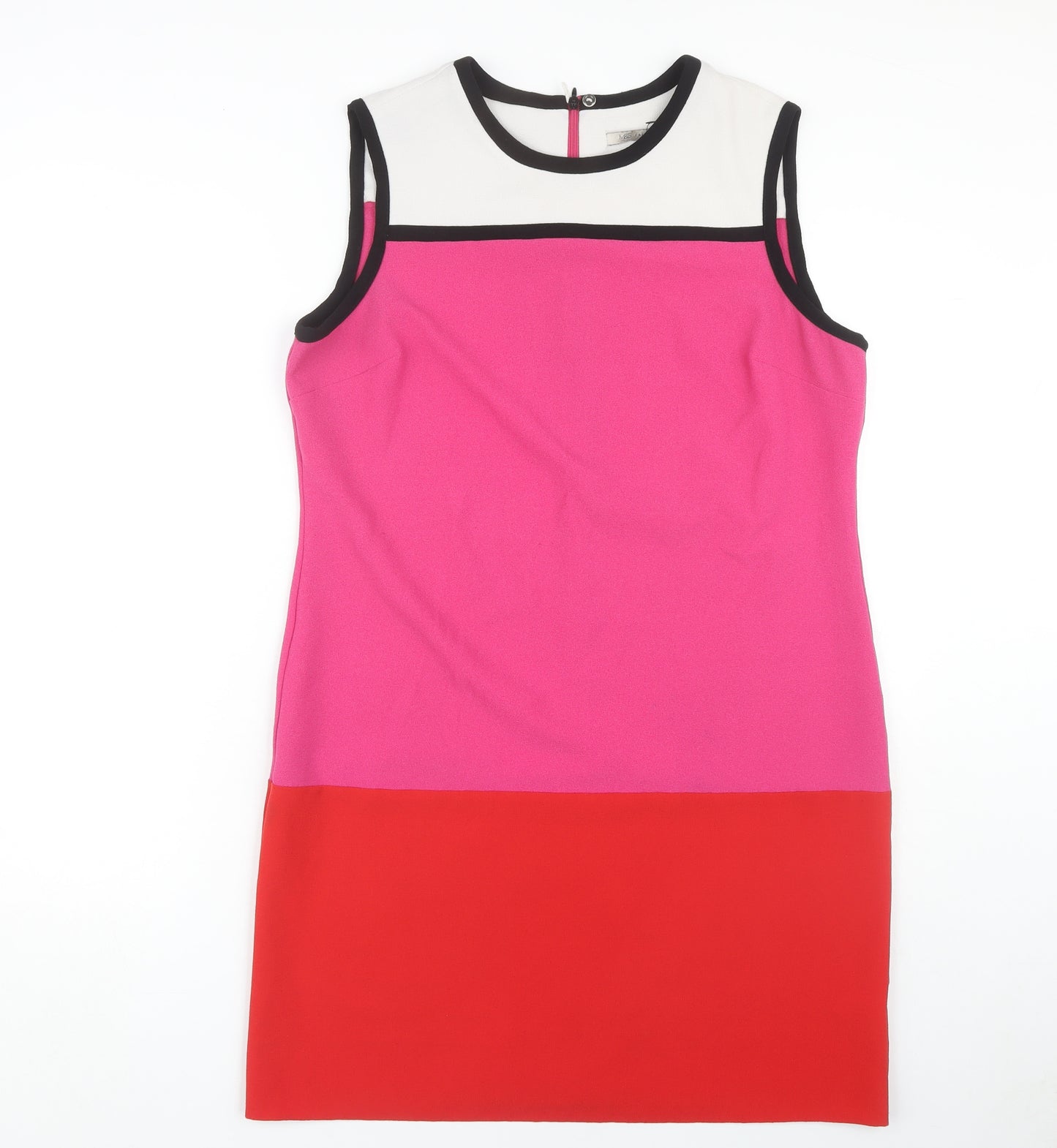 Marks and Spencer Women's Pink Sheath Dress, Size 14