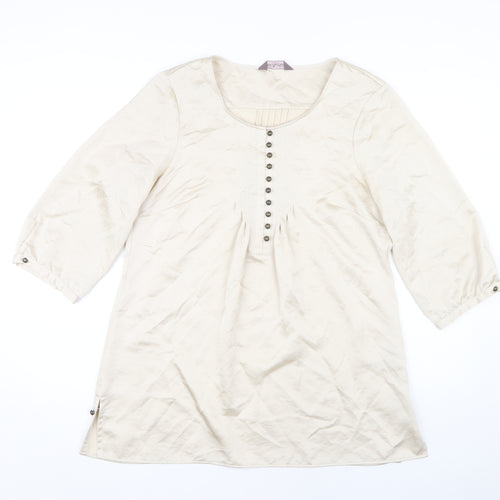 Marks and Spencer Women's Beige Tunic, Size 12