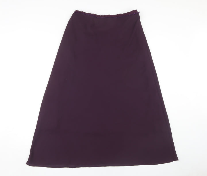 Bonmarché Women's Long Purple Skirt, Size 12