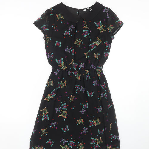 New Look Women's Black Dress Size 8, Casual Spring/Summer