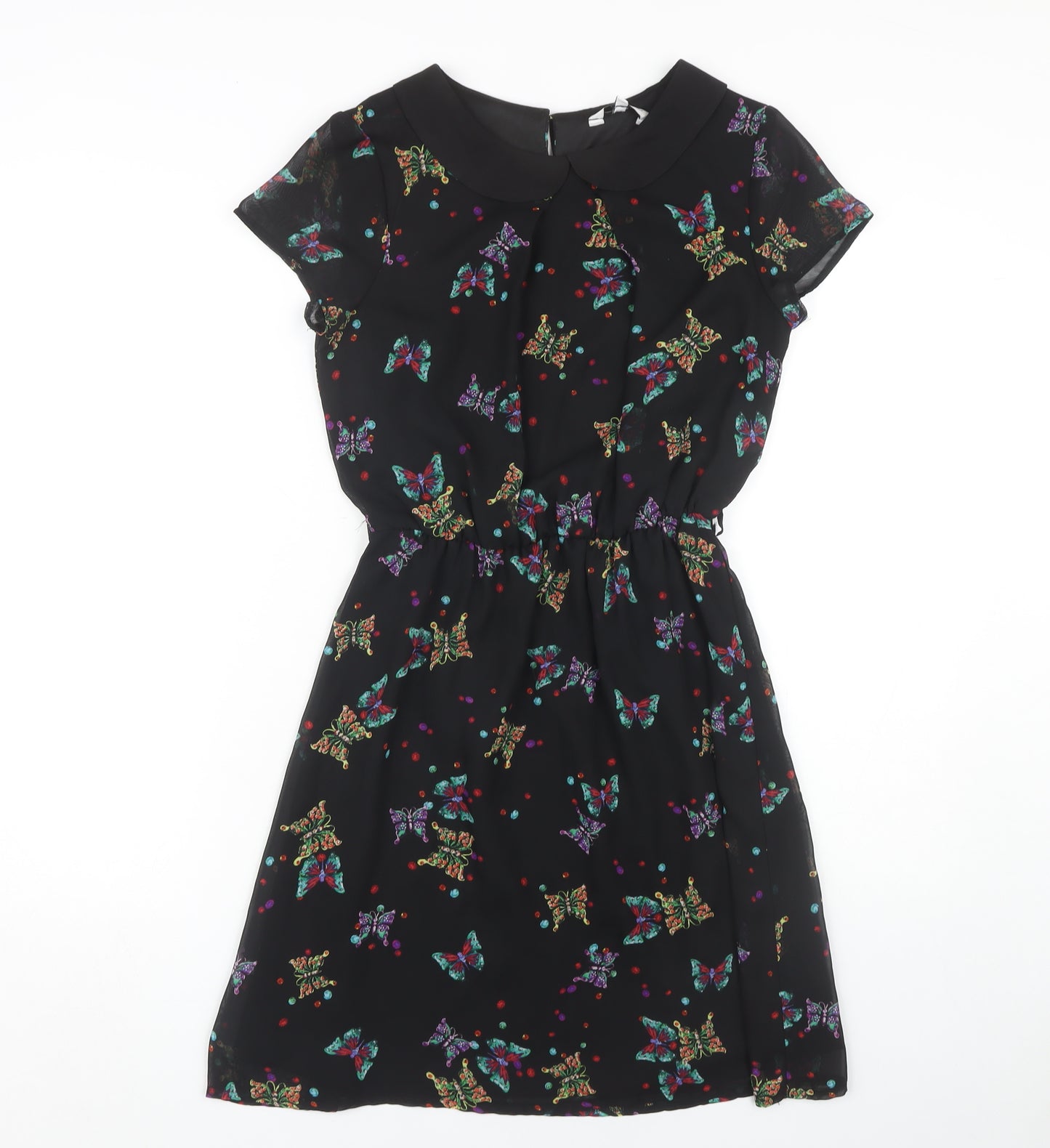 New Look Women's Black Dress Size 8, Casual Spring/Summer
