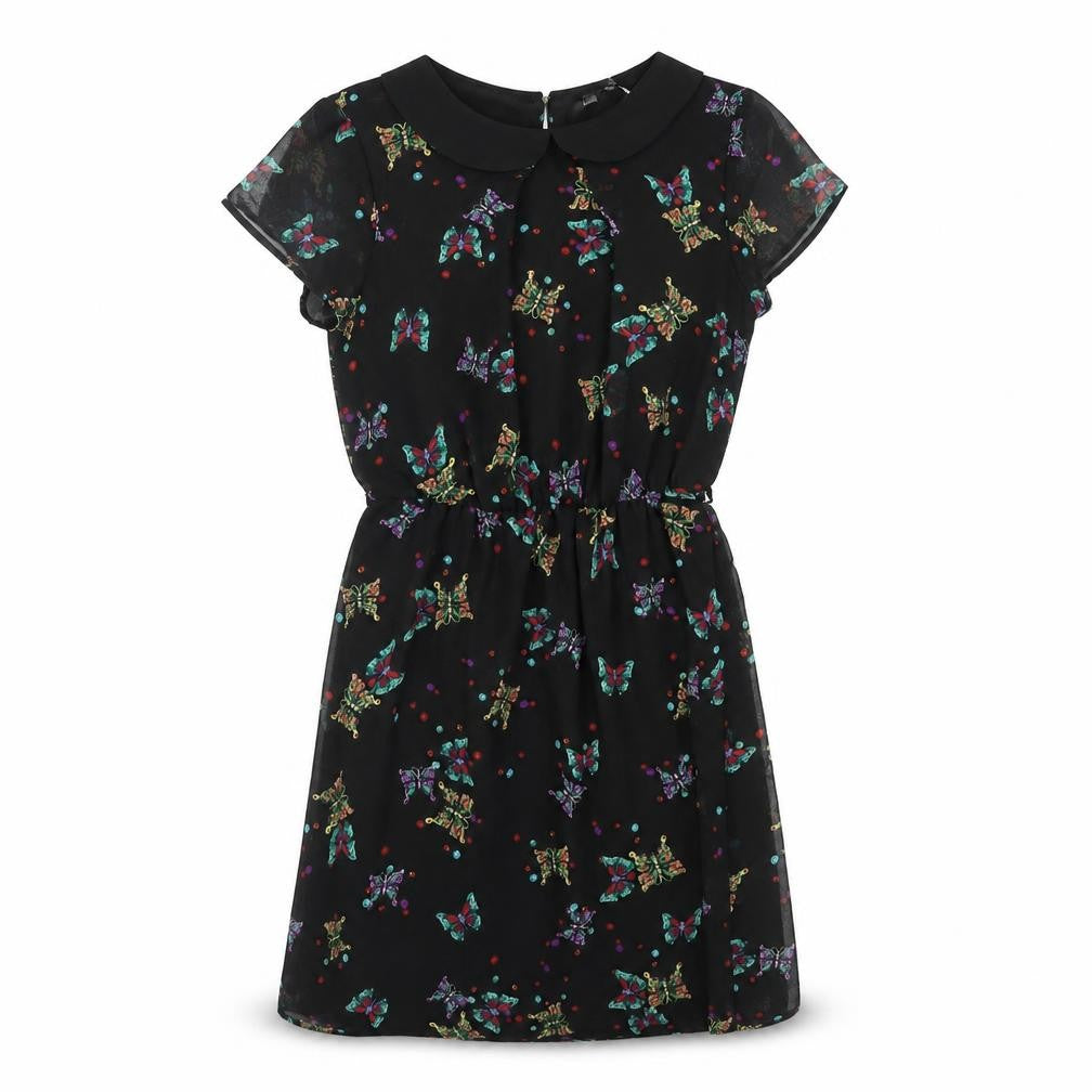 Front view of New Look Women's Black Dress, size 8, Casual Spring/Summer