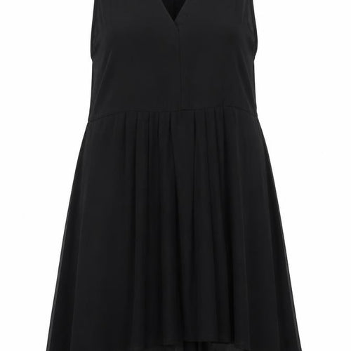 E-vie Women's Black Hi-Low Chiffon Dress Size 18