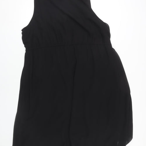 E-vie Women's Black Hi-Low Chiffon Dress Size 18