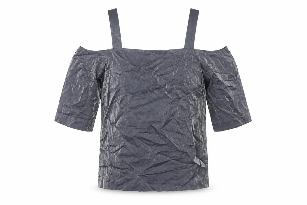 Front view of Next Women's Black Off Shoulder Top, size 12