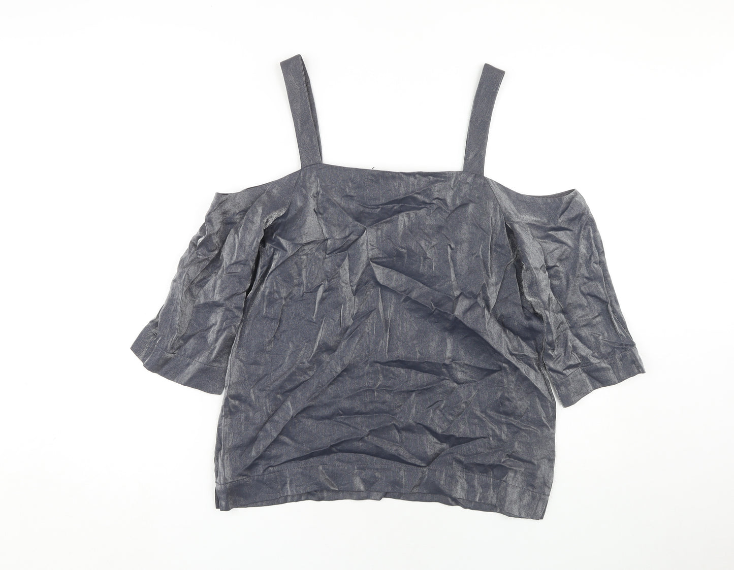 Next Women's Black Off Shoulder Top Size 12
