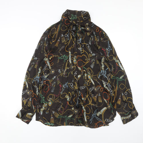 Zara Basic Women's Multicoloured Blouse L
