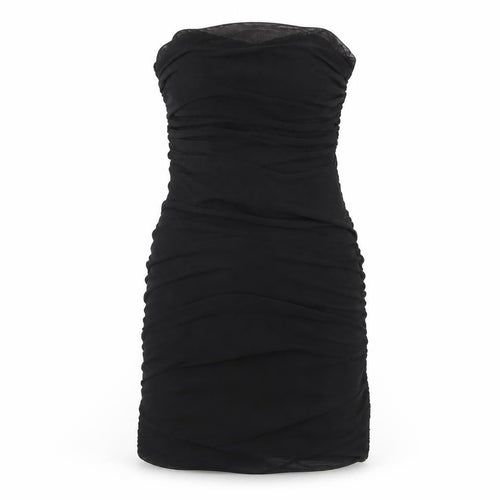 Bershka Women's Black Midi Bodycon Dress, Size M