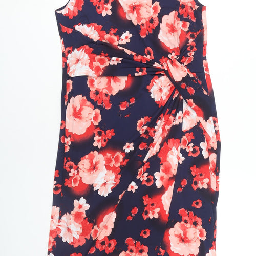 Damart Women's Multicoloured Floral Shift Dress, Size 12