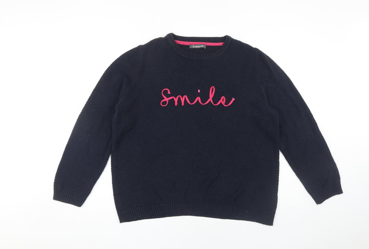 Bonmarché Women's Black Pullover Jumper, M