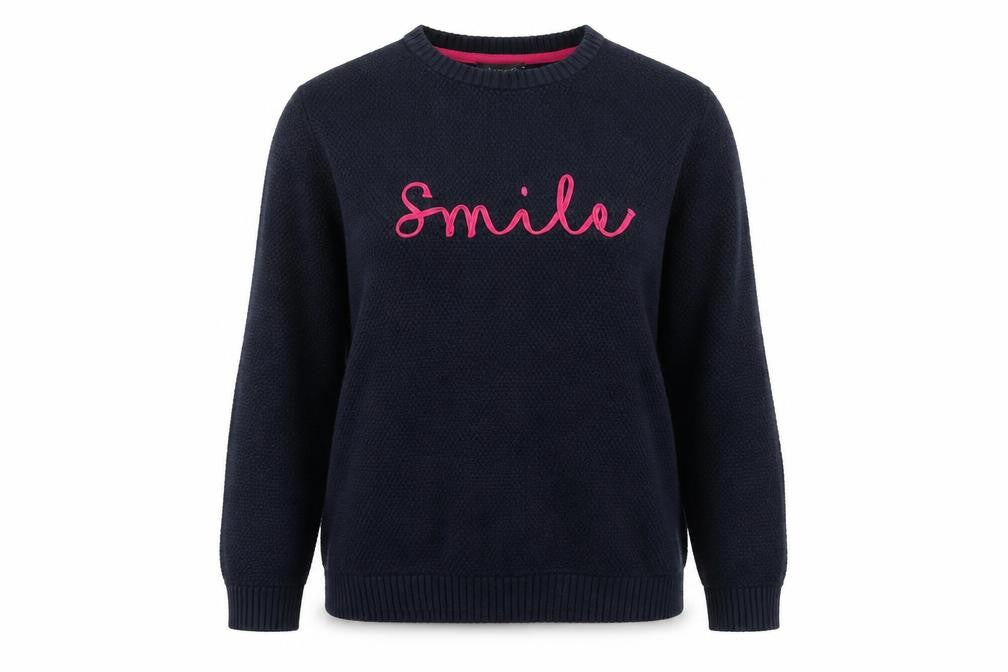 Front view of Bonmarché Women's Black jumper, M