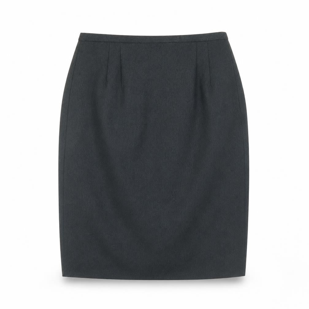 Front view of Travis Ayers Women's Black Knee Length Pencil Skirt, size 12