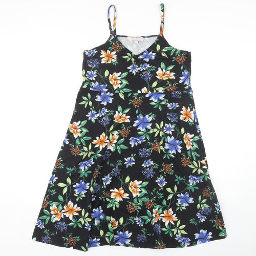 Dorothy Perkins Women’s Floral Slip Dress Multicoloured Size 10