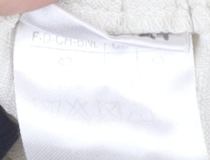 Damart Women's Beige Elastic Waist Skirt Size 14