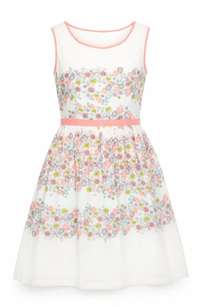 Front view of Marks & Spencer Women's Floral Dress, size 8
