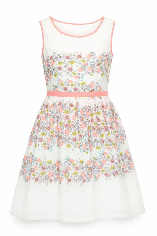 Front view of Marks & Spencer Women's Floral Dress, size 8