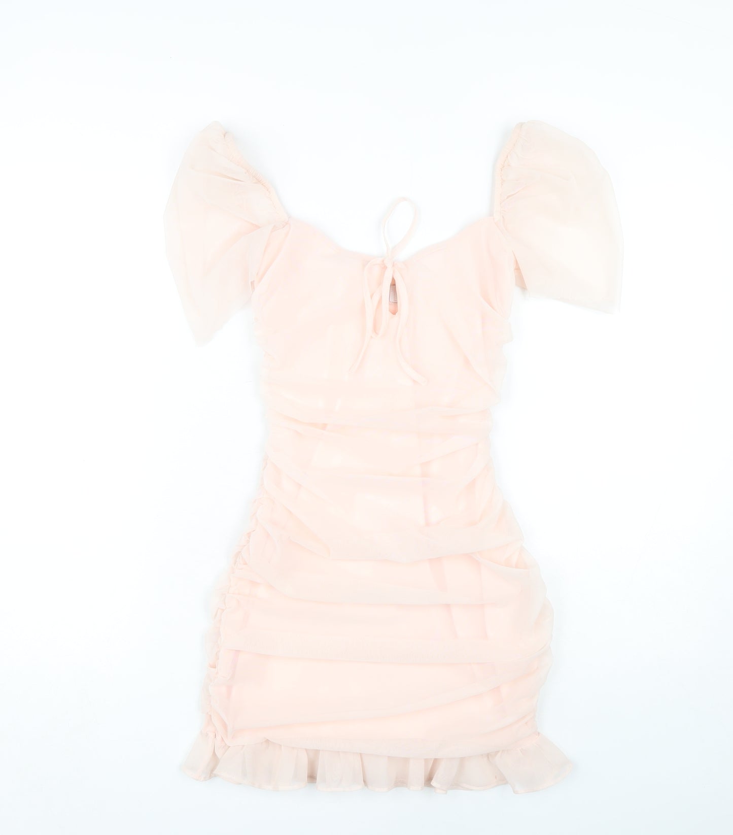 Oh Polly Women's Pink Bodycon Mini Dress Size 8