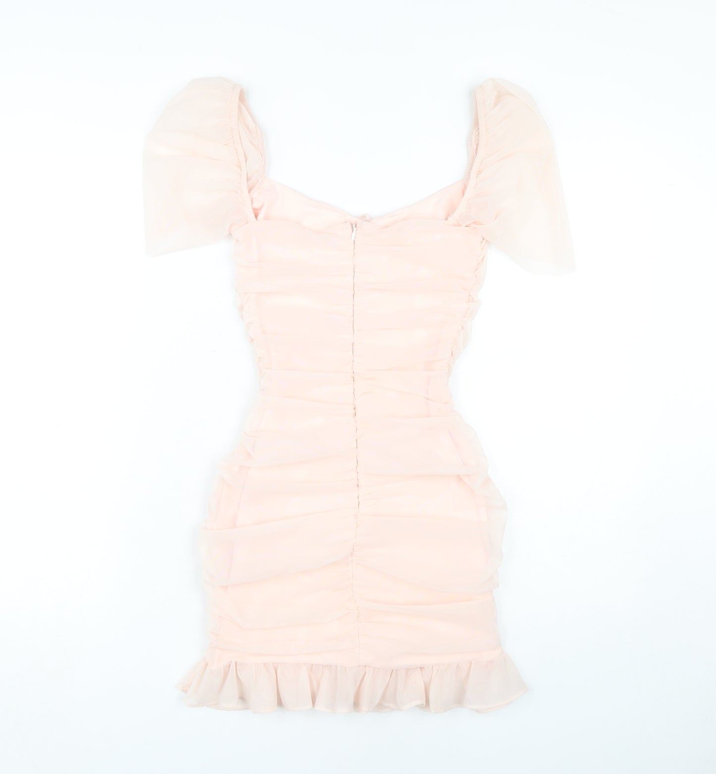 Oh Polly Women's Pink Bodycon Mini Dress Size 8