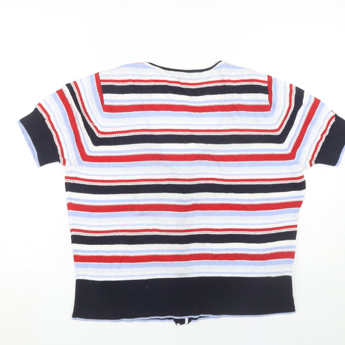CC Women's Multicoloured Striped Cardigan XL