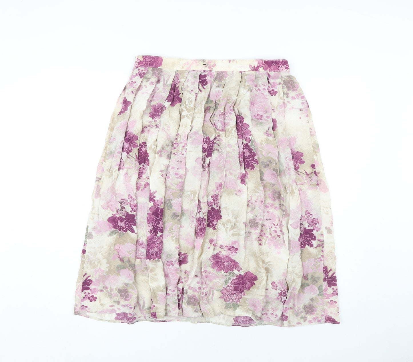 Marks and Spencer Women’s Floral Pleated Skirt, Size 16
