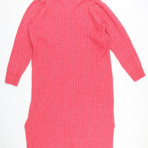 Anyday Women's Pink Jumper Dress, M, Long Sleeve