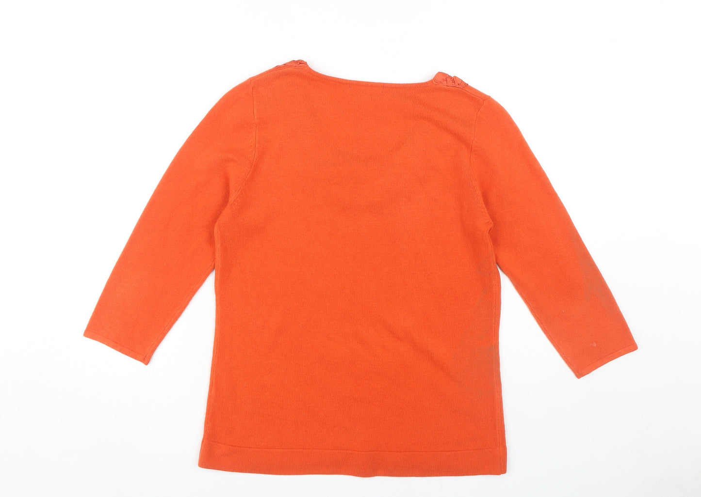 Marks and Spencer Women's Orange Pullover Jumper