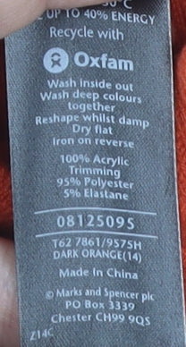 Marks and Spencer Women's Orange Pullover Jumper