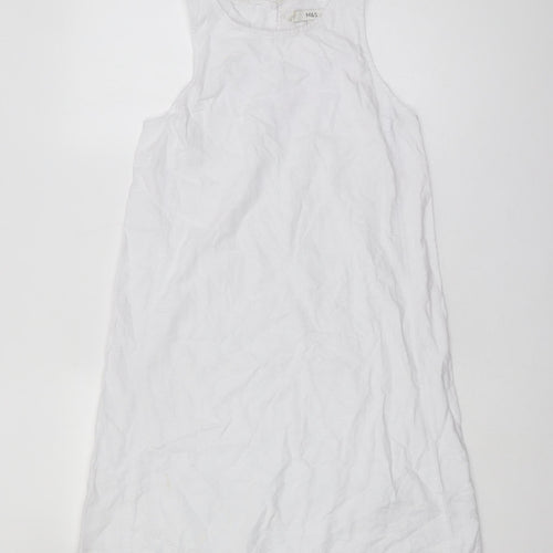 Marks and Spencer Women’s White Shift Dress Size 6
