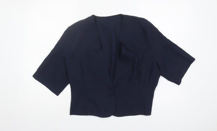 St Michael Women's Blue Tuxedo Size 16 Two-Piece Suit