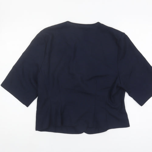 St Michael Women's Blue Tuxedo Size 16 Two-Piece Suit