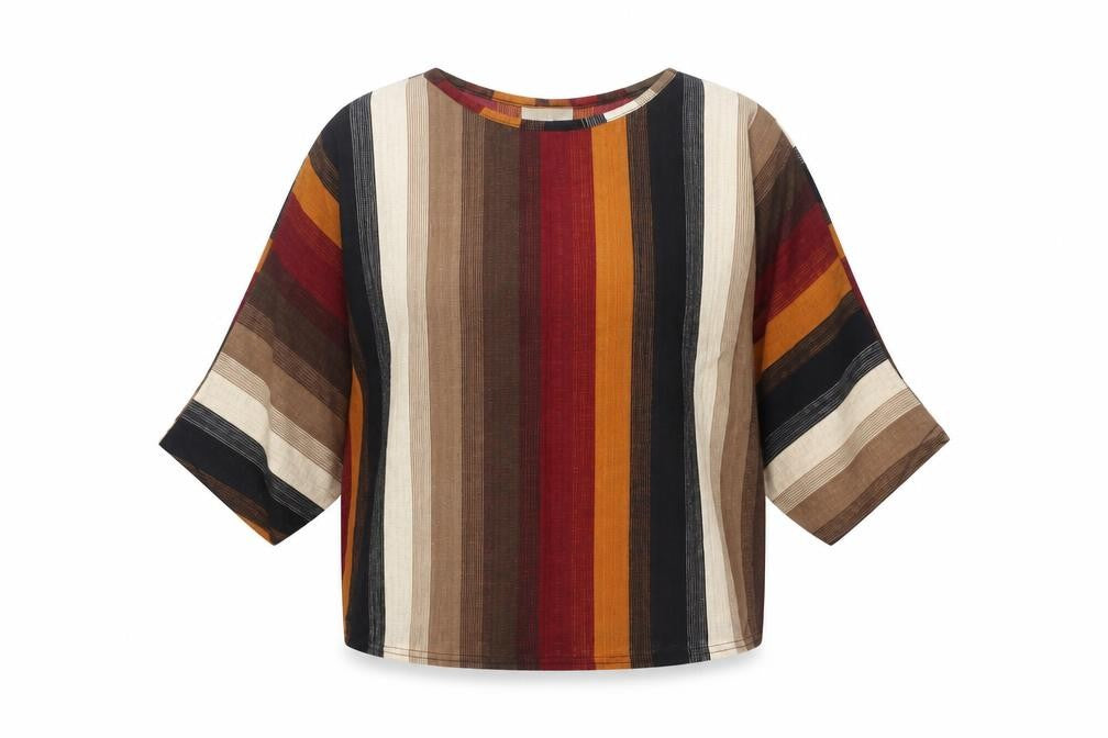 Apricot Women's Multicoloured Striped Blouse S