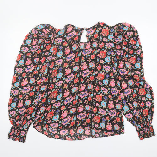 River Island Women's Floral Blouse - Size 10