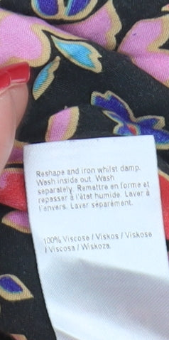 River Island Women's Floral Blouse - Size 10