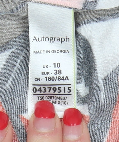 Marks and Spencer Women's Floral T-Shirt Size 10