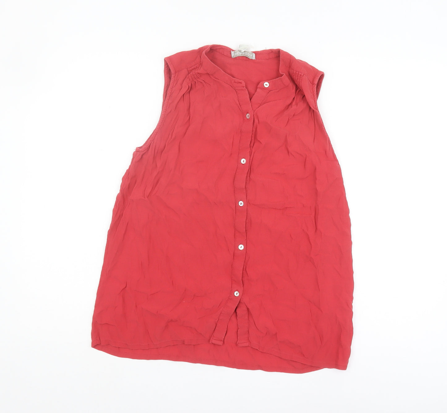 Monsoon Women's Red Sleeveless Blouse Size 10