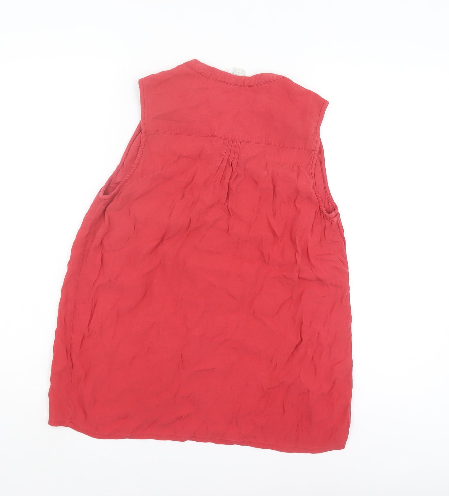 Monsoon Women's Red Sleeveless Blouse Size 10