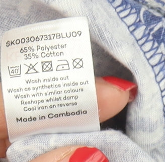 Bonmarché Women's Blue Floral Blouse, Size 18