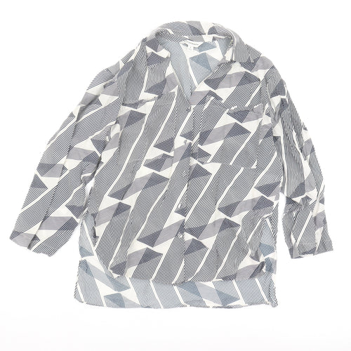 Marks and Spencer Women's Geometric Tunic Blouse Size 6