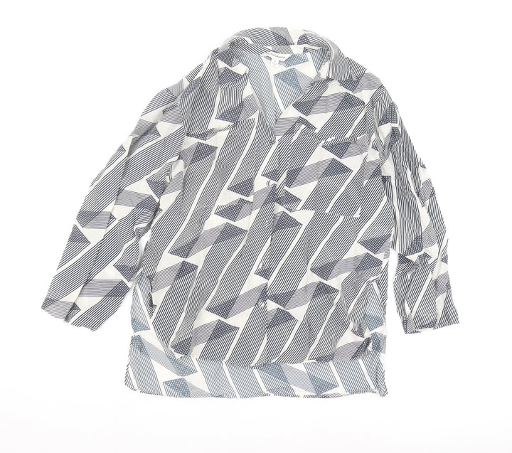 Marks and Spencer Women's Geometric Tunic Blouse Size 6