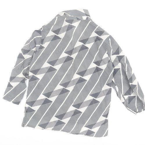 Marks and Spencer Women's Geometric Tunic Blouse Size 6