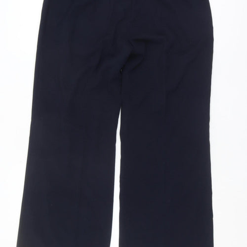 Marks and Spencer Women's Blue Flared Trousers Size 12