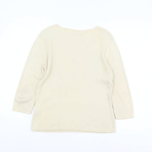 Principles Women's Beige Pullover Jumper, Size 14