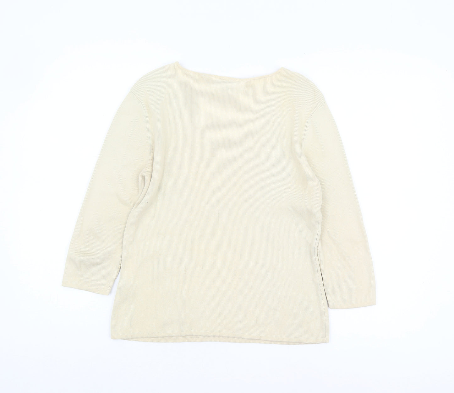 Principles Women's Beige Pullover Jumper, Size 14