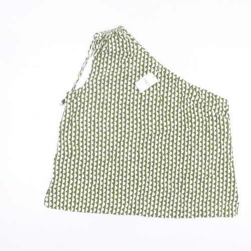 Marks and Spencer Women's Green Halter Top, Size 18