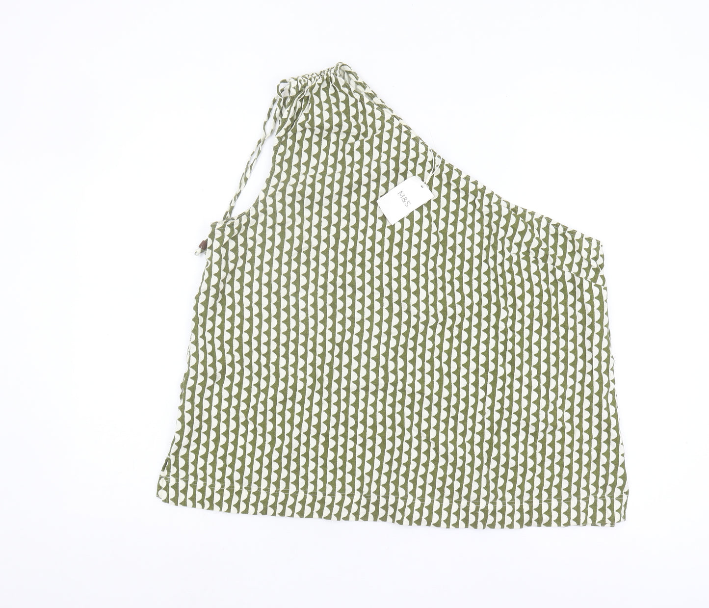 Marks and Spencer Women's Green Halter Top, Size 18